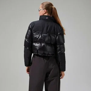 Women's Arkos Reflect Crop Down Jacket - Black^Berghaus Discount