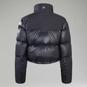 Women's Arkos Reflect Crop Down Jacket - Black^Berghaus Discount