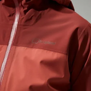 Women's Arnaby Hooded Waterproof Jacket - Red^Berghaus Clearance