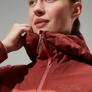 Women's Arnaby Hooded Waterproof Jacket - Red^Berghaus Clearance