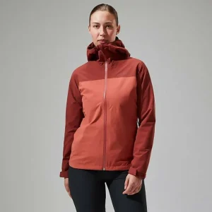 Women's Arnaby Hooded Waterproof Jacket - Red^Berghaus Clearance