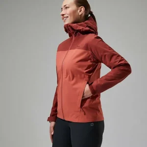 Women's Arnaby Hooded Waterproof Jacket - Red^Berghaus Clearance