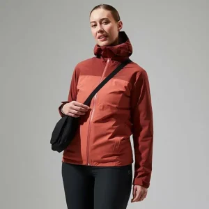 Women's Arnaby Hooded Waterproof Jacket - Red^Berghaus Clearance