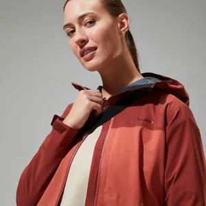 Women's Arnaby Hooded Waterproof Jacket - Red^Berghaus Clearance