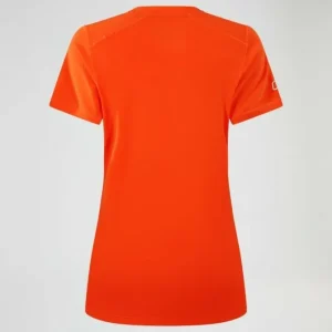 Women's Delta Short Sleeve Tech Tee - Orange^Berghaus Best