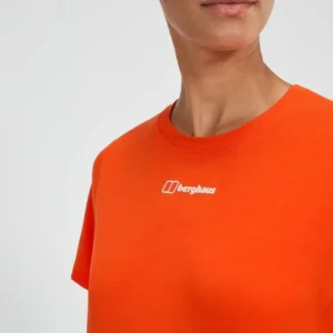 Women's Delta Short Sleeve Tech Tee - Orange^Berghaus Best