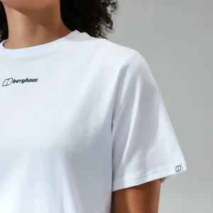 Women's Boyfriend Buttermere Short Sleeve Tee White^Berghaus Fashion