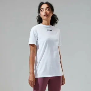 Women's Boyfriend Buttermere Short Sleeve Tee White^Berghaus Fashion