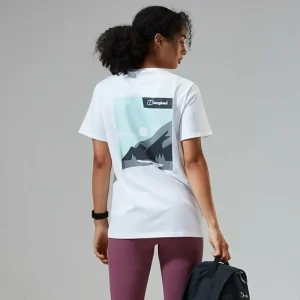 Women's Boyfriend Buttermere Short Sleeve Tee White^Berghaus Fashion