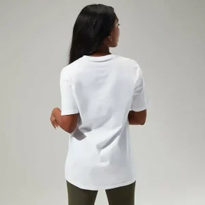 Women's Boyfriend Logo Short Sleeve Tee Pure White^Berghaus Best
