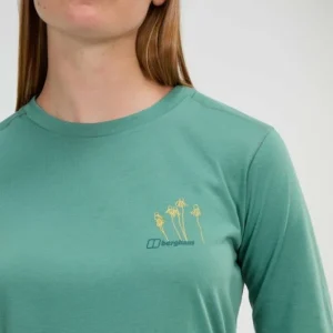 Women's Coneflower Short Sleeve Tee - Green^Berghaus Outlet