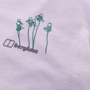 Women's Coneflower Short Sleeve Tee - Purple^Berghaus Fashion