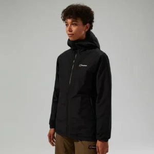 Women's Deluge Pro 3.0 Insulated Waterproof Jacket - Black^Berghaus New