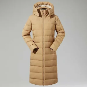 Women's Embo 4in1 Down Insulated Long Jacket - Natural^Berghaus Cheap