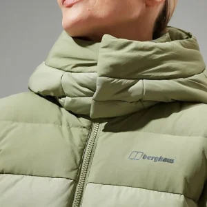 Women's Embo 4in1 Down Insulated Jacket - Green^Berghaus Discount