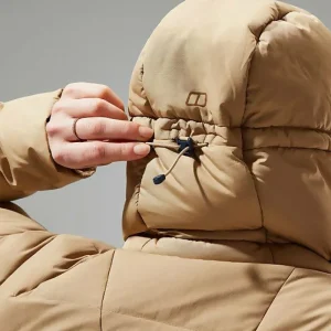 Women's Embo 4in1 Down Insulated Long Jacket - Natural^Berghaus Cheap