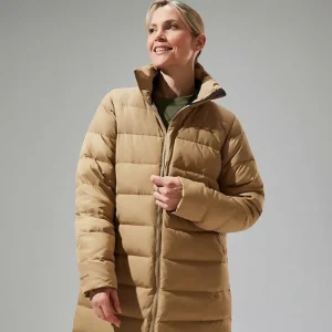Women's Embo 4in1 Down Insulated Long Jacket - Natural^Berghaus Cheap