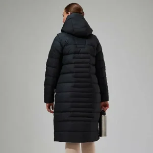 Women's Embo 4in1 Down Insulated Long Jacket - Black^Berghaus Flash Sale