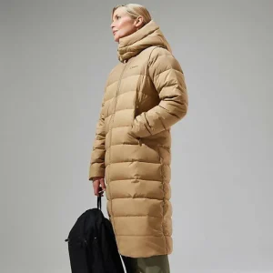 Women's Embo 4in1 Down Insulated Long Jacket - Natural^Berghaus Cheap