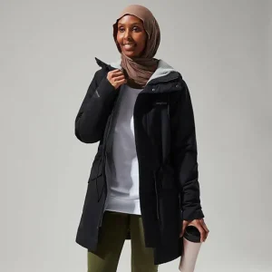 Women's Foxghyll Hooded Parka - Black/Grey^Berghaus Flash Sale