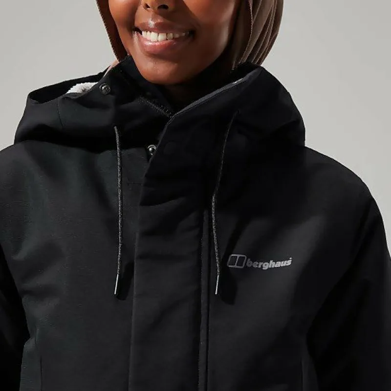 womens_foxghyll_hooded_pa_14.webp Women's Foxghyll Hooded Parka - Black/Grey^Berghaus Flash Sale