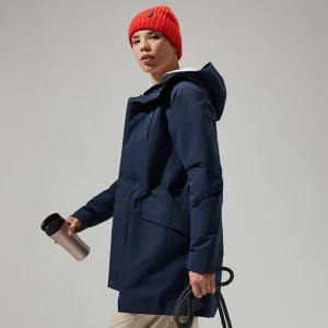 Women's Foxghyll Hooded Parka - Dark Blue/Natural^Berghaus Hot