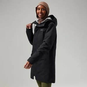 Women's Foxghyll Hooded Parka - Black/Grey^Berghaus Flash Sale