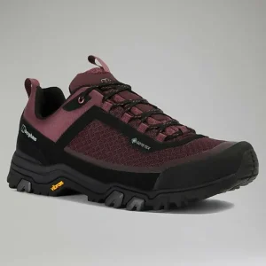 Women's Ground Attack Active Gore-Tex Shoe - Black/Purple^Berghaus Clearance