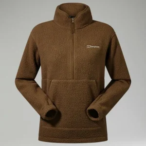 Women's Hawksker Half Zip Fleece - Brown^Berghaus Shop