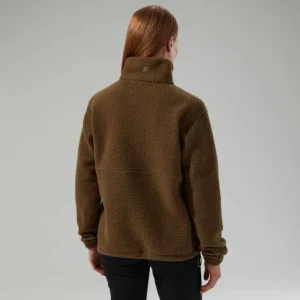 Women's Hawksker Half Zip Fleece - Brown^Berghaus Shop