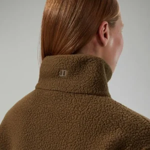 Women's Hawksker Half Zip Fleece - Brown^Berghaus Shop
