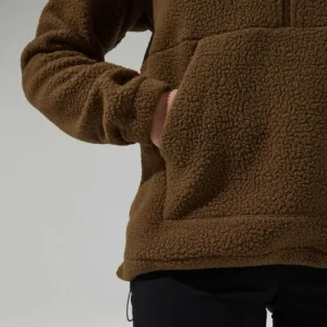 Women's Hawksker Half Zip Fleece - Brown^Berghaus Shop