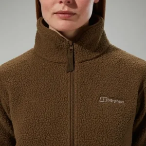 Women's Hawksker Half Zip Fleece - Brown^Berghaus Shop
