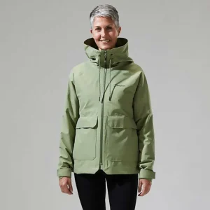 Women's Highraise Waterproof Jacket - Green^Berghaus Best Sale