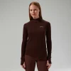 Women's Ivyhill Half Zip Top - Brown^Berghaus Sale