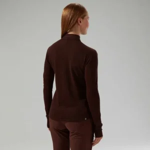 Women's Ivyhill Half Zip Top - Brown^Berghaus Sale