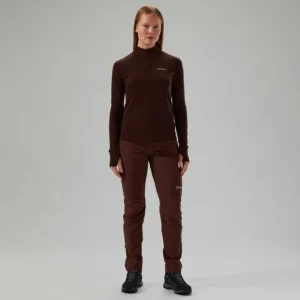 Women's Ivyhill Half Zip Top - Brown^Berghaus Sale