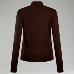 Women's Ivyhill Half Zip Top - Brown^Berghaus Sale