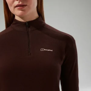 Women's Ivyhill Half Zip Top - Brown^Berghaus Sale