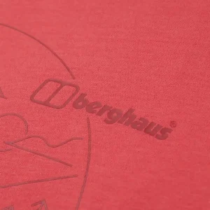 Women's Linear Landscape Super Stretch Tee Red^Berghaus Best
