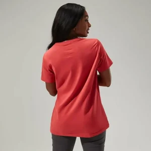Women's Linear Landscape Super Stretch Tee Red^Berghaus Best