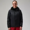 Women's MTN Arete LB Synthetic Hoody - Black/Grey^Berghaus Clearance