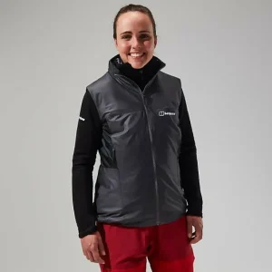 Women's MTN Arete LB Synthetic Vest - Grey/Black^Berghaus Outlet