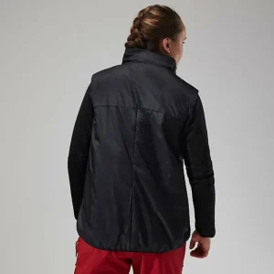 Women's MTN Arete LB Synthetic Vest - Grey/Black^Berghaus Outlet