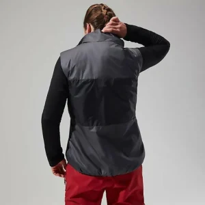 Women's MTN Arete LB Synthetic Vest - Grey/Black^Berghaus Outlet