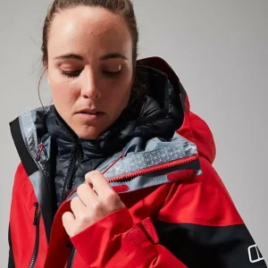 Women's MTN Guide GTX Pro Jacket - Red/Black^Berghaus Flash Sale