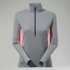 Women's MTN Guide Long Sleeve Half Zip - Grey/Red^Berghaus Sale