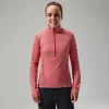 Women's MTN Guide Long Sleeve Half Zip - Red^Berghaus Cheap