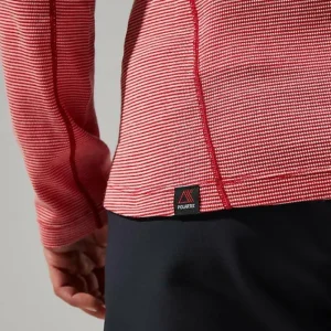 Women's MTN Guide Long Sleeve Half Zip - Red^Berghaus Cheap