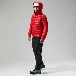 Women's MTN Seeker MW Down Hoody - Red^Berghaus Cheap